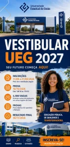 Edital Vestibular UEG 2027