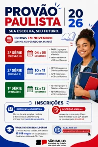 Provão Paulista 2026 (Imagem: IA)