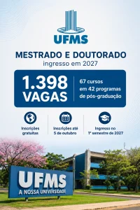 inscrição mestrado e doutorado 2027