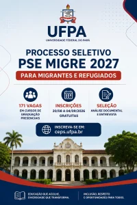 Inscrição Processo Seletivo Migre UFPA 2027