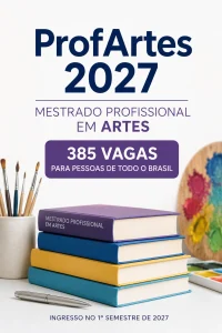 Inscrição ProfArtes 2027