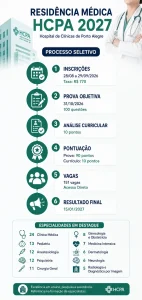 Edital e inscrição da Residência Médica HCPA 2027