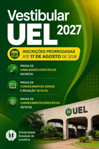 Vestibular UEL 2027 (Imagem: IA)