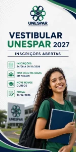 Vestibular Unespar 2027 (Imagem: IA)