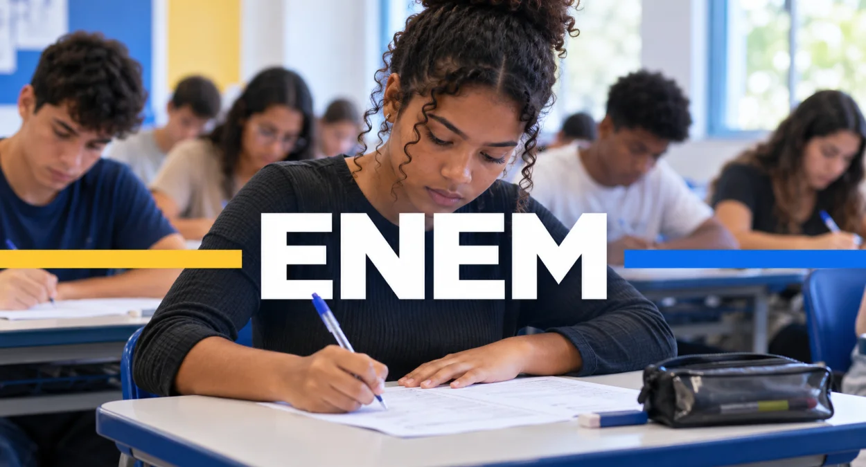 Como calcular a nota do Enem 2026: veja como calcular a média simples e ...