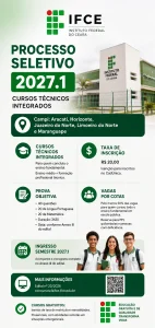 informações processo seletivo ifce 2027