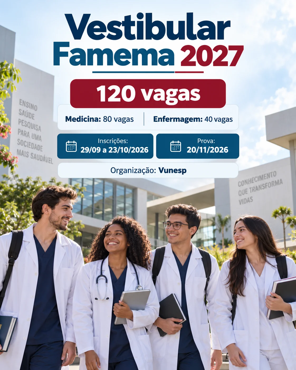 informações vestibular 2027 medicina famema