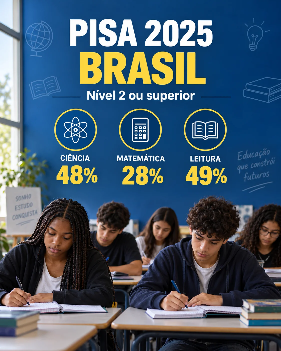 PISA 2025 (Imagem: IA)