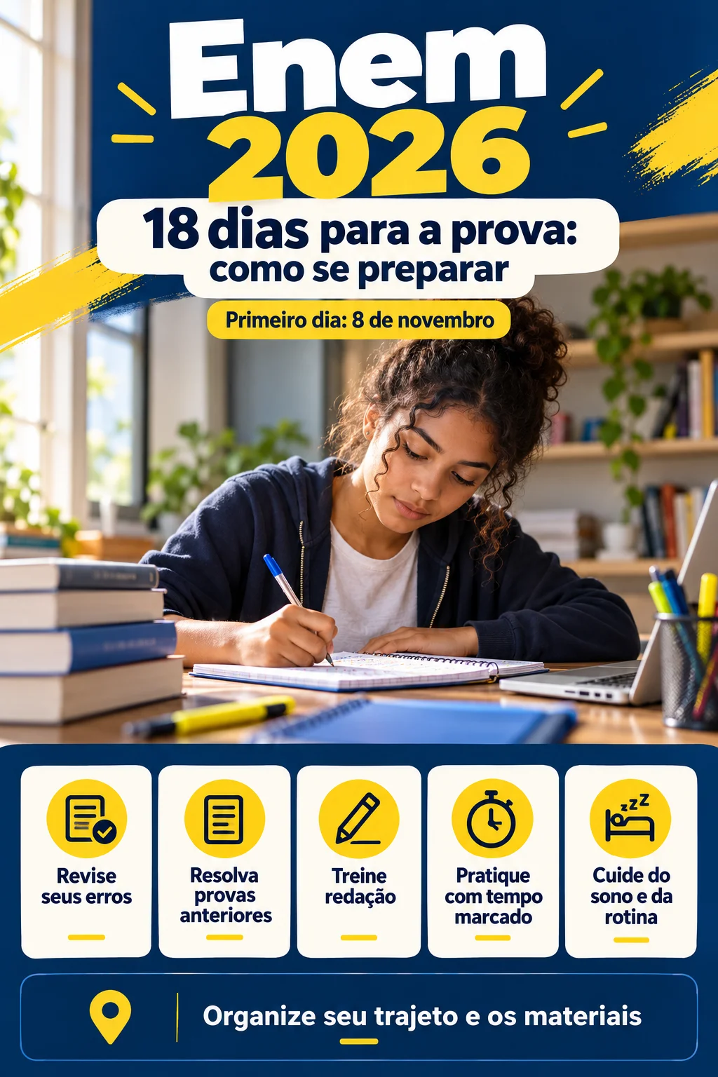 Enem 2026 (Imagem: IA)