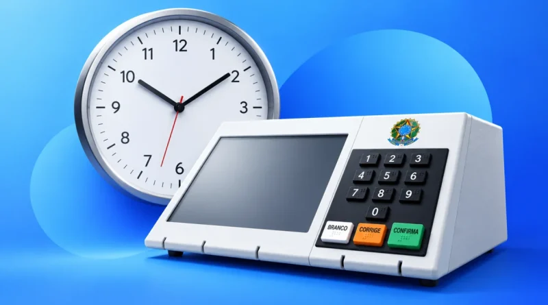 Que horas começa e termina a votação?