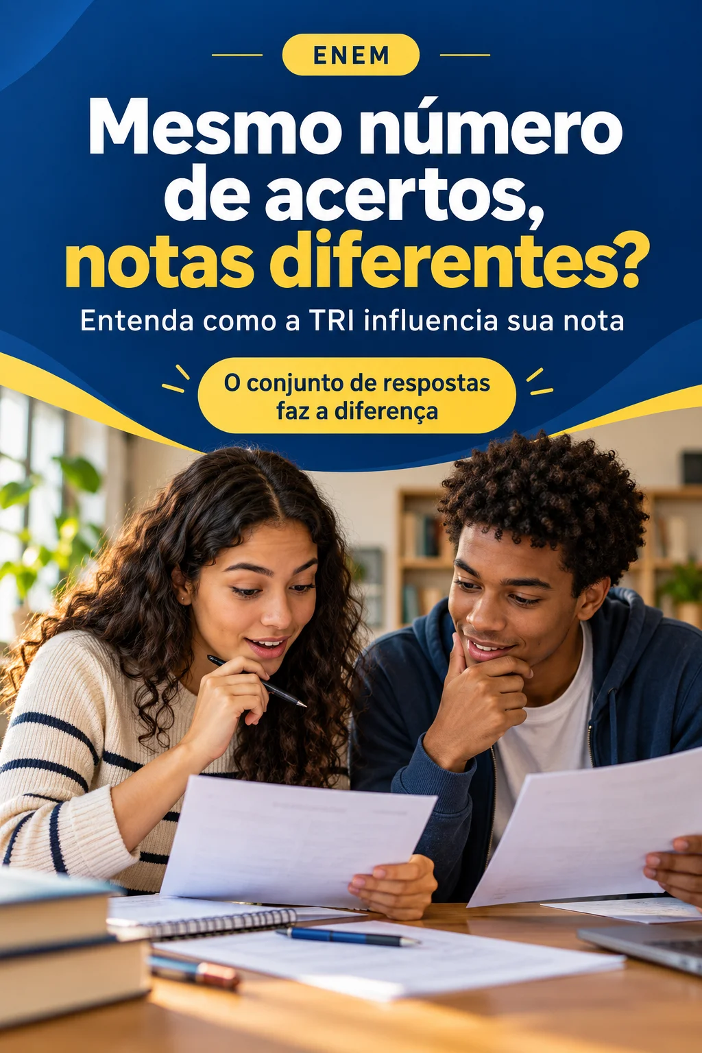 Nota Enem (Imagem IA)