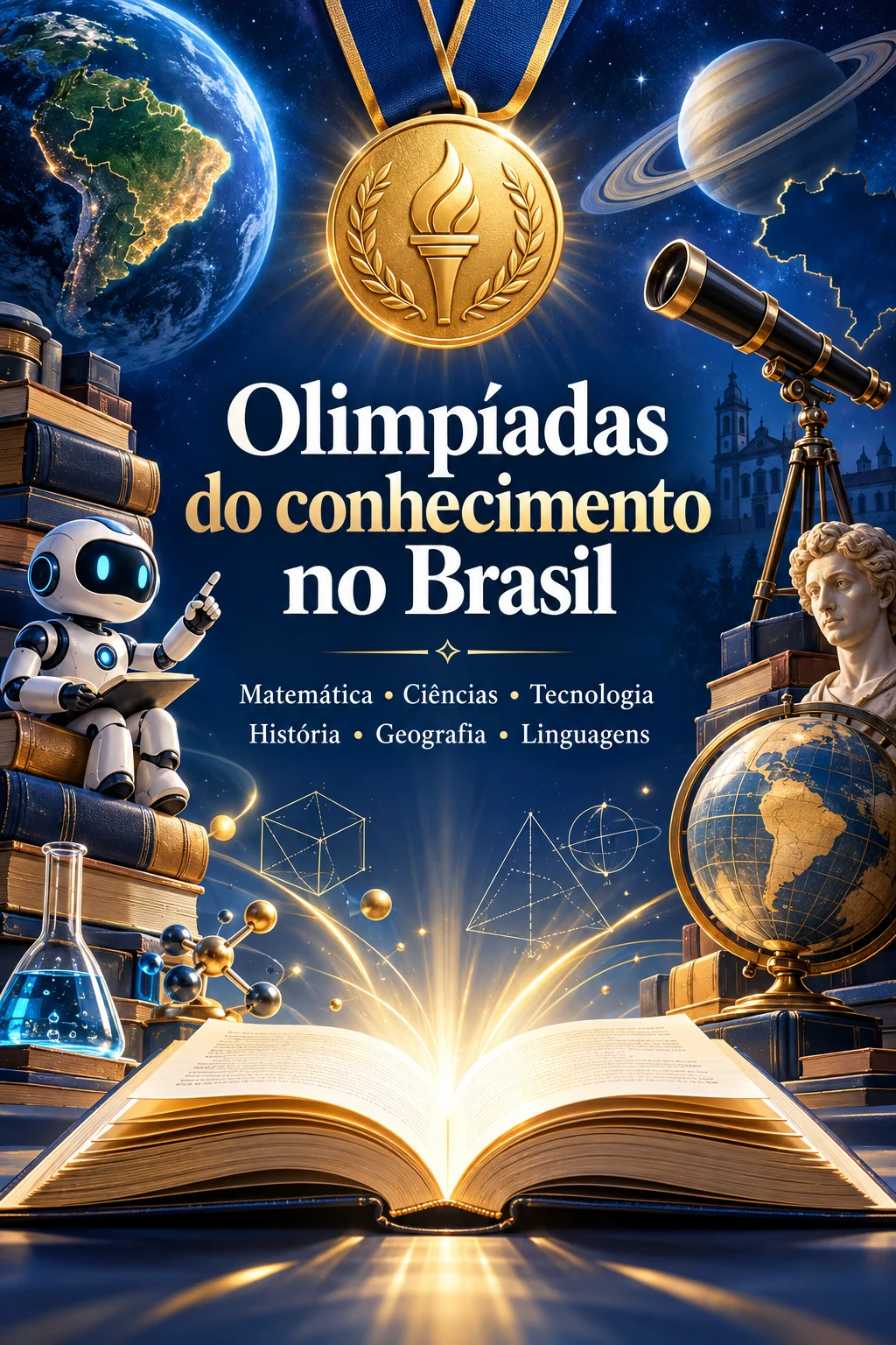 Olimpíadas do Conhecimento (Imagem IA)